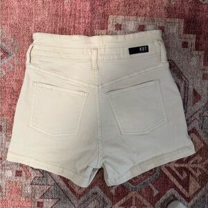 Kut from the Kloth Women's Beige Jean Shorts